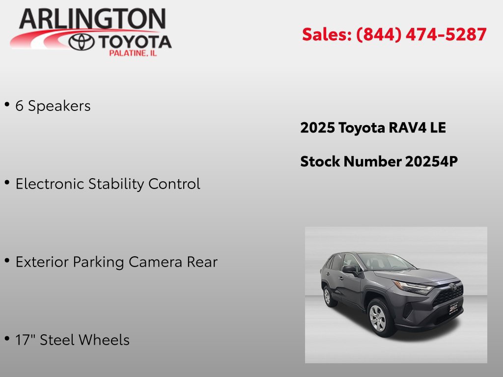 Used 2025 Toyota RAV4 LE AWD/4WD image 4