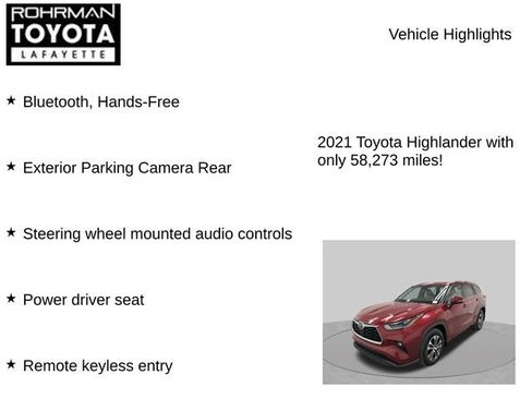 Used 2021 Toyota Highlander XLE AWD/4WD image 8