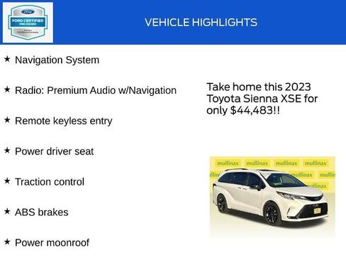 Used 2023 Toyota Sienna XSE image 17