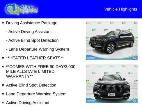 Used 2019 BMW X3 xDrive30i w/ Driving Assistance Package AWD/4WD image 12