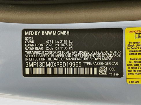 Used 2023 BMW M2 w/ Lighting Package RWD image 30
