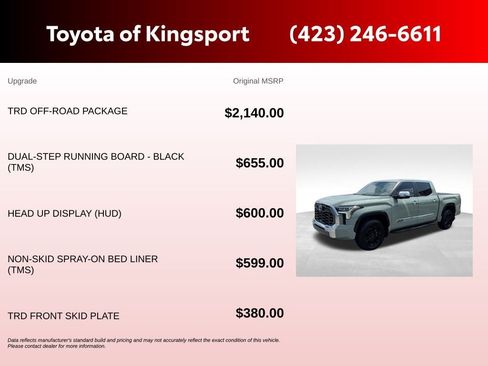 Certified 2025 Toyota Tundra 1794 Edition w/ TRD Off-Road Package AWD/4WD image 3