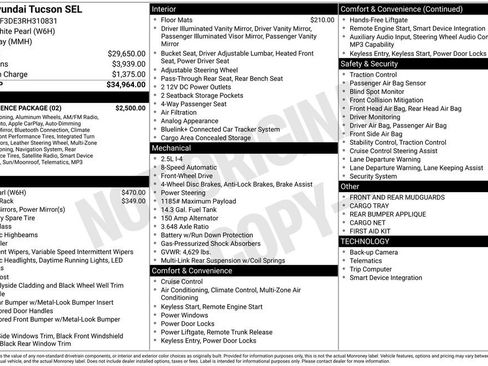 Used 2024 Hyundai Tucson SEL w/ Convenience Package FWD image 38