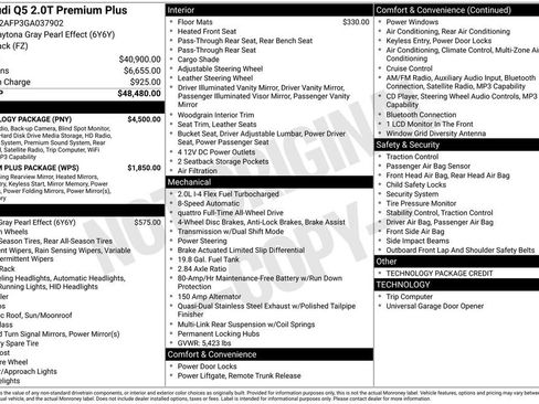 Used 2016 Audi Q5 2.0T Premium Plus w/ Technology Package image 29