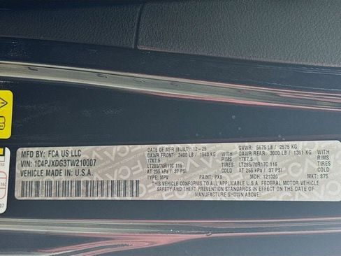 New 2026 Jeep Wrangler Unlimited Sport image 31