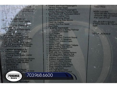 New 2026 Acura MDX A-Spec image 42