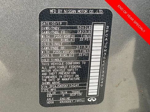 Used 2019 INFINITI QX50 Essential w/ Sensory Package image 23