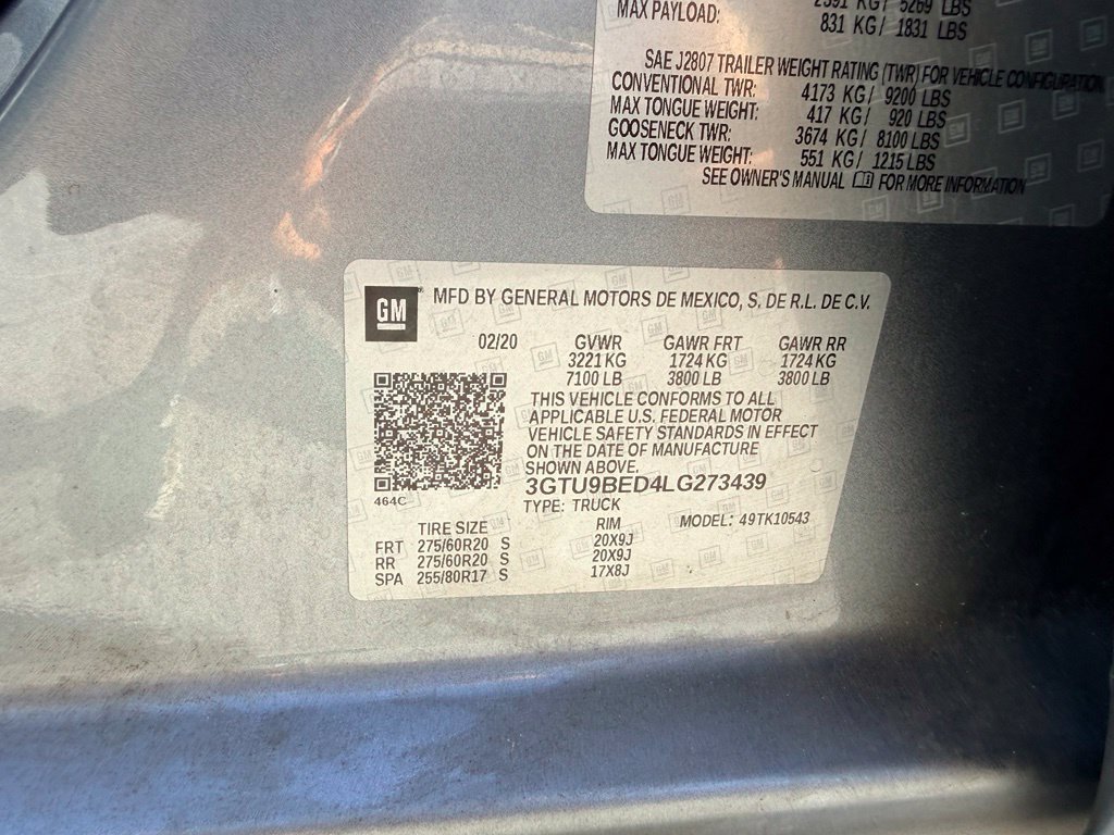 Used 2020 GMC Sierra 1500 SLE w/ SLE Value Package AWD/4WD image 23