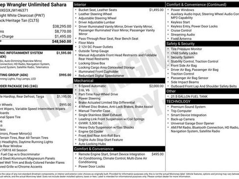 Used 2018 Jeep Wrangler Unlimited Sahara image 38