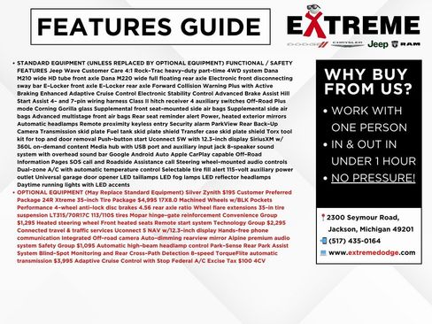 Used 2024 Jeep Wrangler Unlimited Rubicon w/ XTREMEE 35" Tire Package image 2