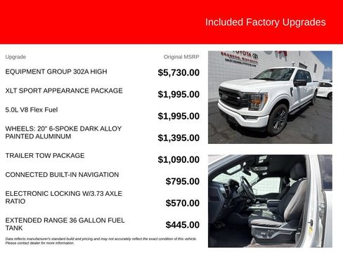 Used 2021 Ford F150 XLT w/ Equipment Group 302A High AWD/4WD image 5