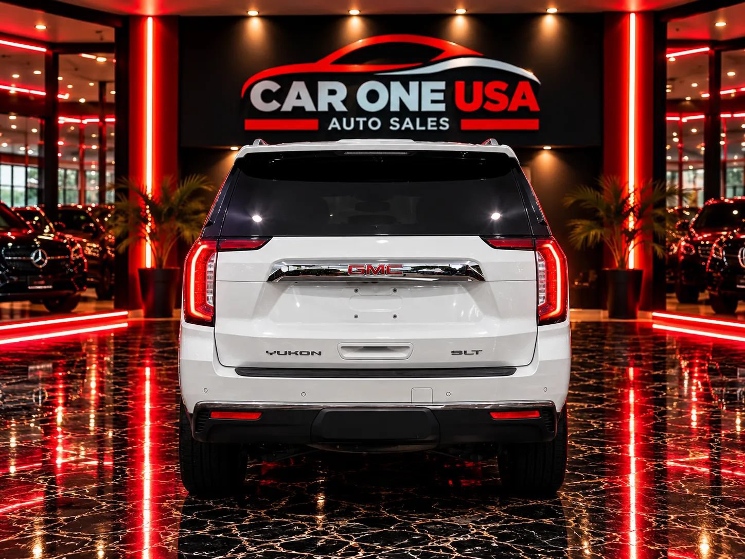 Used 2021 GMC Yukon SLT w/ Rear Media and Nav Package RWD image 4