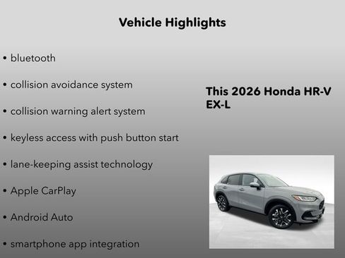 New 2026 Honda HR-V EX-L image 10