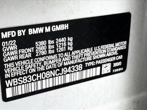 Used 2022 BMW M5 w/ Executive Package image 21