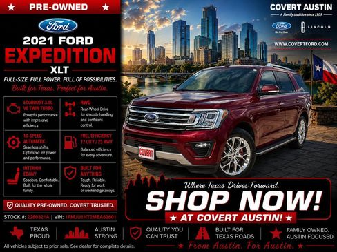 Certified 2021 Ford Expedition XLT RWD image 1