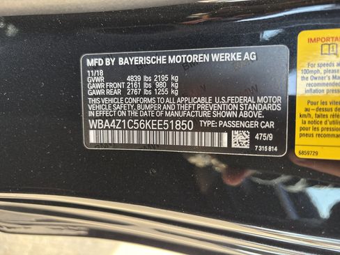 Used 2019 BMW 430i Convertible w/ M Sport Package image 32