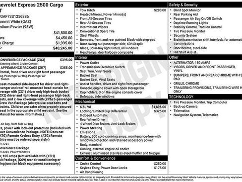 New 2025 Chevrolet Express 2500 w/ Driver Convenience Package image 8