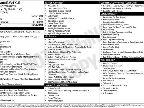 Certified 2025 Toyota RAV4 XLE AWD/4WD image 28