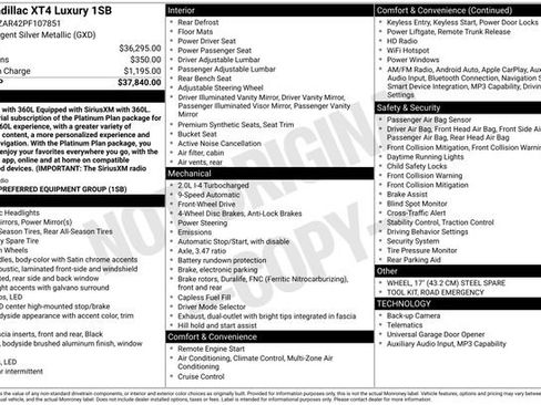 Certified 2023 Cadillac XT4 Luxury FWD image 7