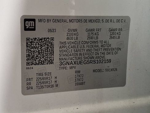 Used 2024 Chevrolet Equinox LT w/ LPO, Floor Liner Package AWD/4WD image 28