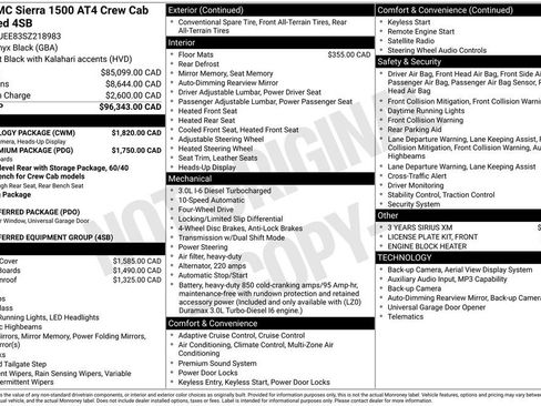 Used 2025 GMC Sierra 1500 AT4 w/ Technology Package AWD/4WD image 6