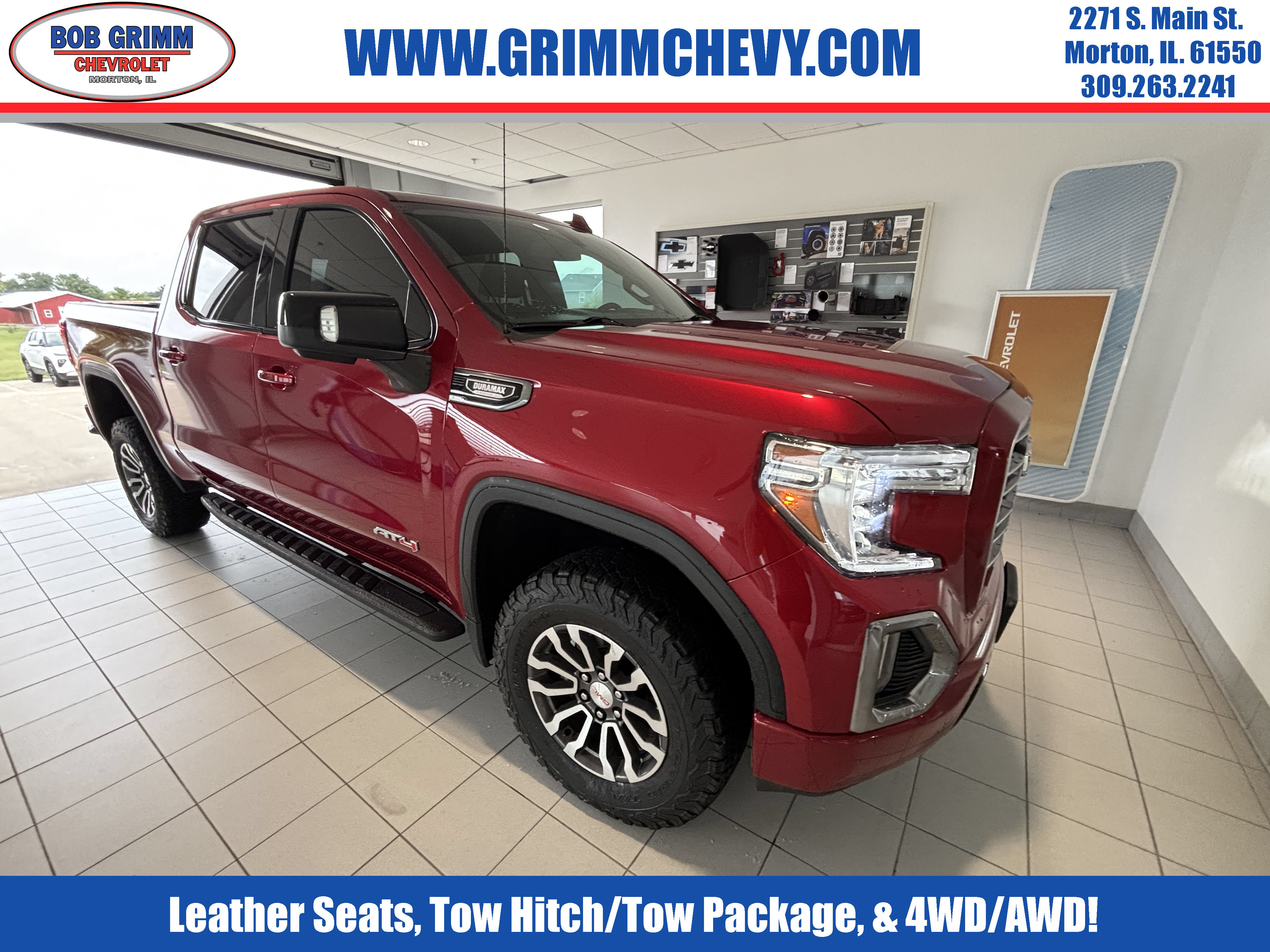 Used 2021 GMC Sierra 1500 AT4 w/ AT4 Preferred Package AWD/4WD image 1