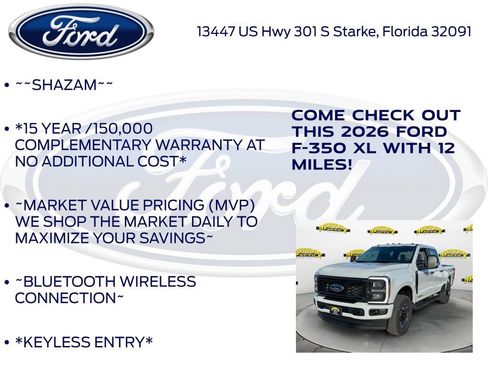 New 2026 Ford F350 XL w/ STX Appearance Package AWD/4WD image 5