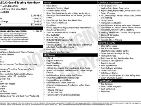 Used 2018 MAZDA MAZDA3 Grand Touring w/ Premium Equipment Package image 2