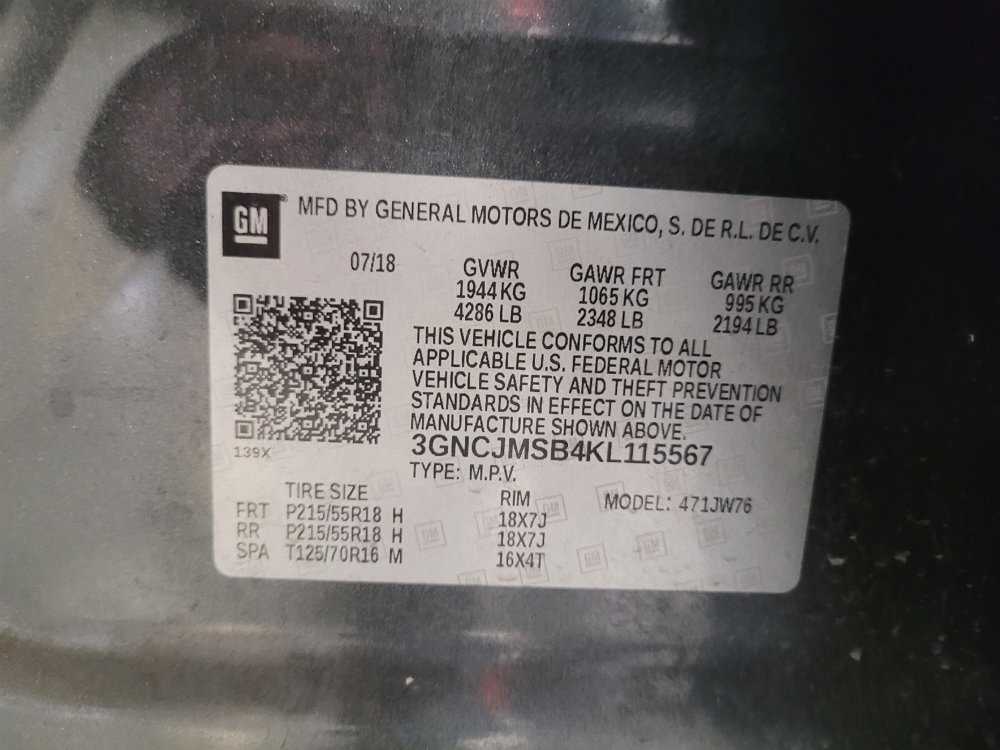 Used 2019 Chevrolet Trax Premier w/ LPO, Cargo Package FWD image 33