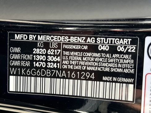 Certified 2022 Mercedes-Benz S 500 S 500 w/ AMG Line Package image 27