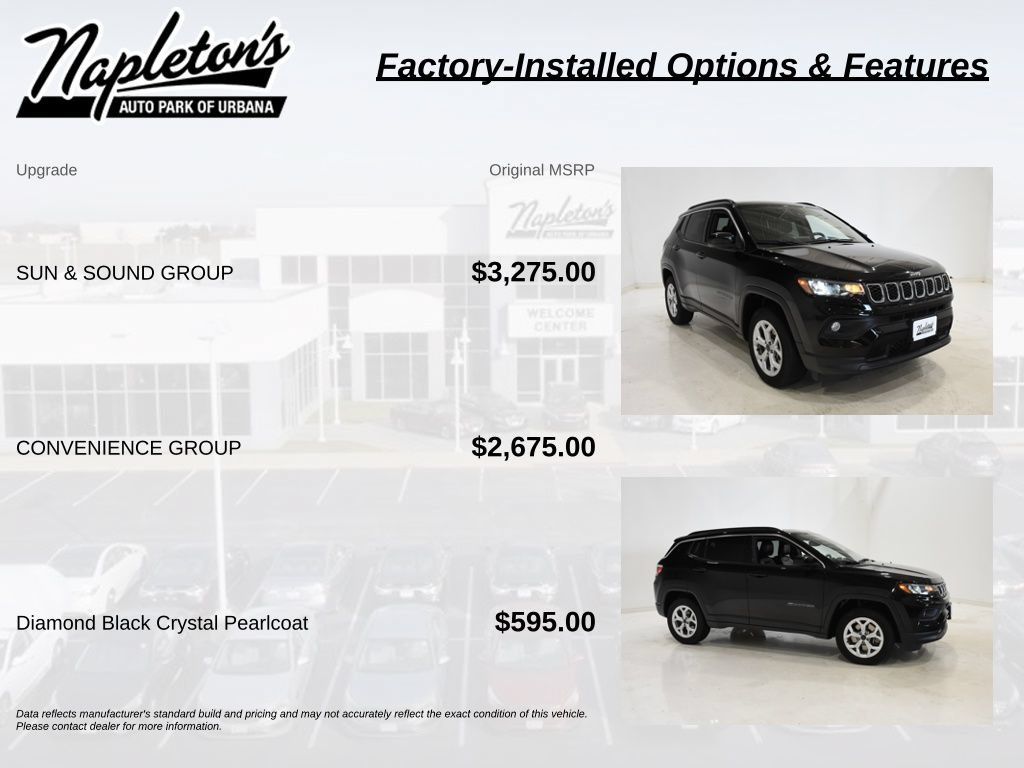 Used 2025 Jeep Compass Latitude w/ Sun & Sound Group AWD/4WD image 4