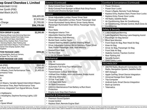 Used 2021 Jeep Grand Cherokee L Limited w/ Luxury Tech Group II AWD/4WD image 28