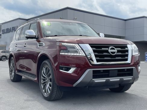 Used 2024 Nissan Armada Platinum w/ Captain's Chairs Package AWD/4WD image 1
