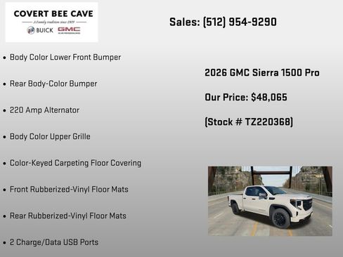 New 2026 GMC Sierra 1500 Pro w/ Graphite Edition AWD/4WD image 30