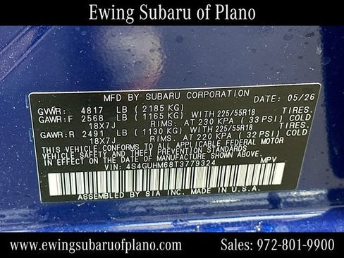 Used 2026 Subaru Crosstrek 2.5i Limited w/ Crosstrek Mirror Package AWD/4WD image 34