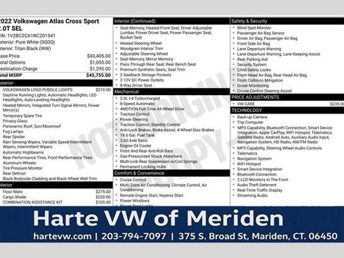 Certified 2022 Volkswagen Atlas Cross Sport SEL image 1