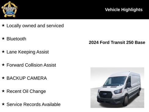 Used 2024 Ford Transit 250 148 Medium Roof RWD image 2