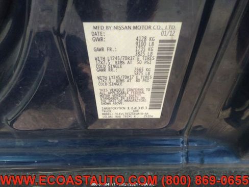 Used 2012 Nissan NV 2500 SV image 10