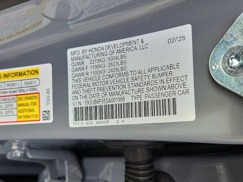 Certified 2025 Acura TLX SH-AWD w/ A-SPEC Pkg image 26