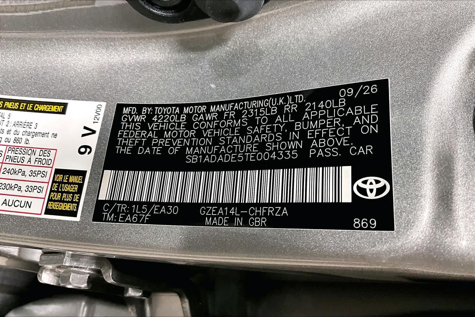 New 2026 Toyota Corolla GR w/ Styling Package (TMS) AWD/4WD image 18