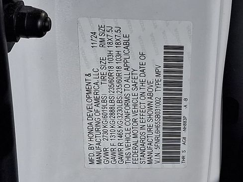 Used 2025 Honda Odyssey EX-L image 29