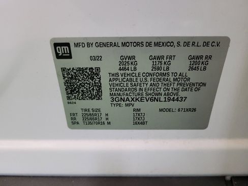 Used 2022 Chevrolet Equinox LT FWD image 33