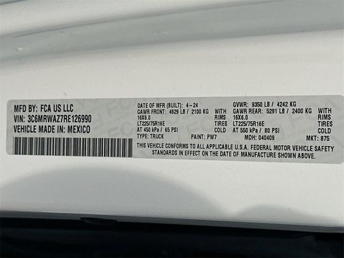 Used 2024 RAM ProMaster 3500 w/ Delivery Van Package image 36