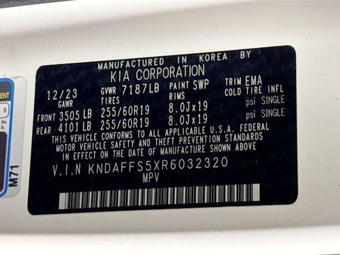 Used 2024 Kia EV9 Wind AWD/4WD image 26