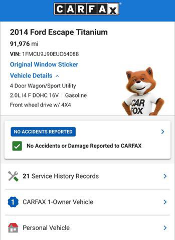 Used 2014 Ford Escape Titanium AWD/4WD image 14
