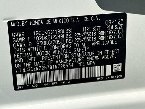 Used 2026 Honda HR-V EX-L image 31