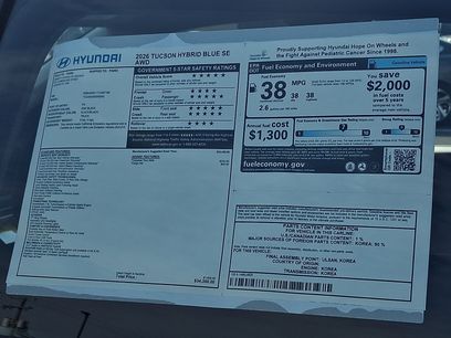 New 2026 Hyundai Tucson Blue SE