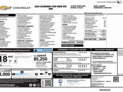 Used 2024 Chevrolet Silverado 1500 RST AWD/4WD image 4