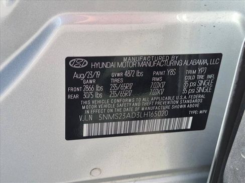 Used 2020 Hyundai Santa Fe SE FWD image 14