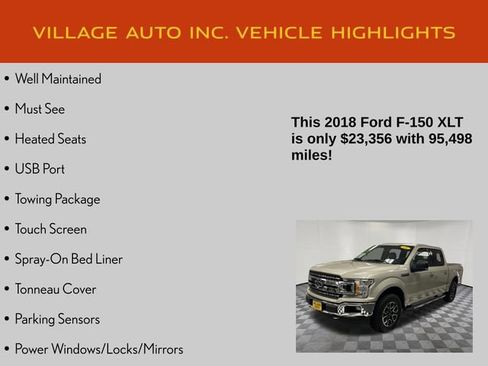 Used 2018 Ford F150 XLT w/ Equipment Group 302A Luxury image 7